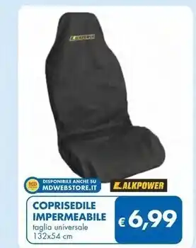 Alkpower coprisedile impermeabile