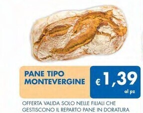 MD Discount Pane tipo montevergine offerta