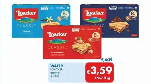 MD Discount Loacker wafer offerta
