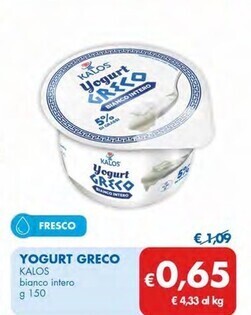 MD Discount Kalos yogurt greco offerta