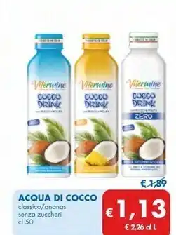 MD Discount Acqua di cocco offerta