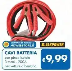 Alkpower cavi batteria