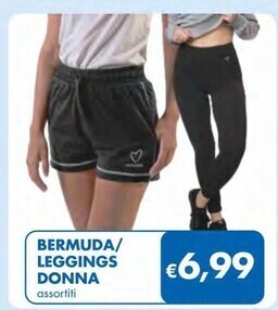 MD Discount Bermuda/leggings donna offerta