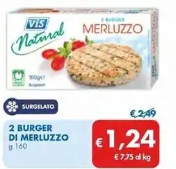 Vis 2 burger di merluzzo