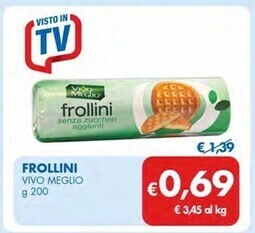 Vivo meglio frollini