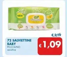 Piccolino 72 salviettine baby