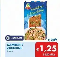 MD Discount Italpesca gamberi e zucchine offerta