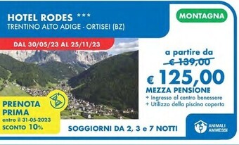 MD Discount Md viaggi offerta