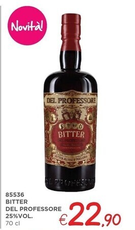 Zona Del professore - bitter 25% vol. offerta