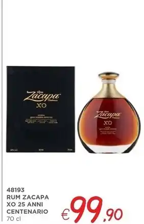 Ron zacapa rum xo 25 anni centenario