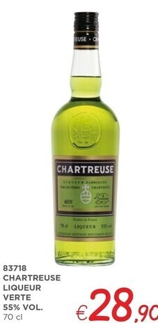 Zona Chartreuse - liqueur verte 55 % vol offerta