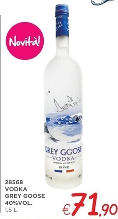 Grey goose vodka 40% vol