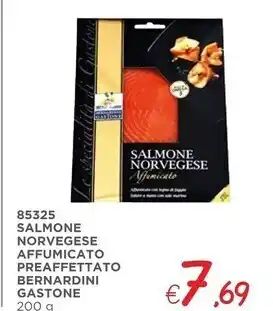 Zona Bernardini gastone salmone norvegese affumicato preaffettato offerta