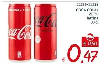 Zona Coca cola zero offerta
