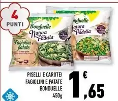 Conad Margherita Bonduelle piselli e carote / fagiolini e patate offerta