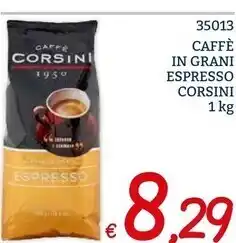 Zona Corsini caffè in grani espresso offerta