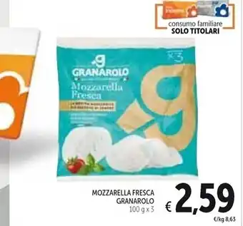 Spazio Conad Granarolo mozzarella fresca offerta