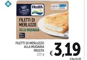 Spazio Conad Frosta filetti di merluzzo alla mugnaia offerta