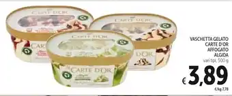 Spazio Conad Algida vaschetta gelato carte d'or offerta