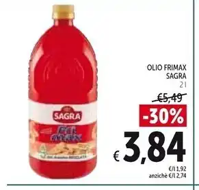 Spazio Conad Sagra olio frimax offerta