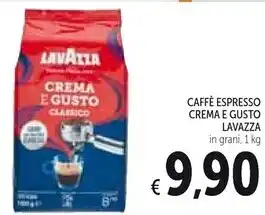 Spazio Conad Lavazza caffe espresso crema e gusto offerta