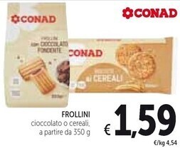 Spazio Conad Conad frollini offerta