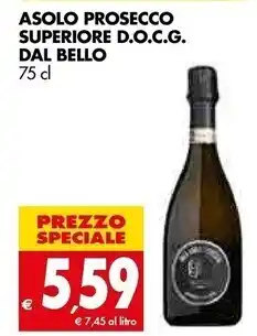 Tigros Dalbello asolo prosecco superiore d.o.c.g offerta