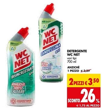 Tigros Wc net detergente offerta