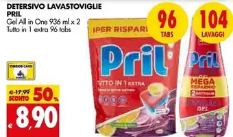 Tigros Pril detersivo lavastoviglie offerta