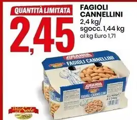 Eurospin Delizie dal sole fagioli cannellini offerta