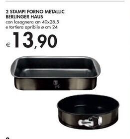 Bennet Berlinger haus 2 stampi forno metallic offerta