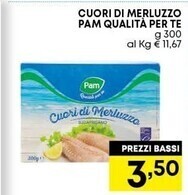 Pam Pam cuori di merluzzo offerta