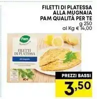 Pam Pam filetti di platessa alla mugnaia offerta