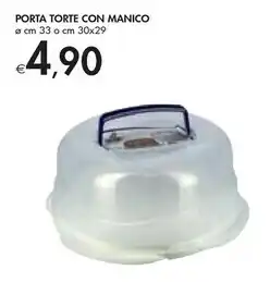 Porta torte con manico