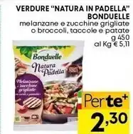 Pam Bonduelle verdure natura in padella melanzane e zucchine grigliate offerta