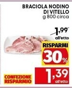 Braciola nodino di vitello