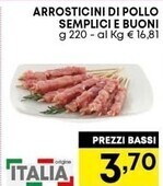 Pam Semplici e buoni arrosticini di pollo offerta