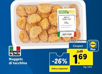 Lidl Nuggets di tacchino offerta