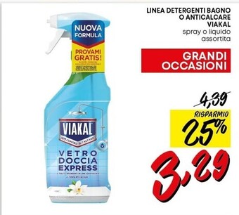 Pam Viakal linea detergenti bagno o anticalcare offerta
