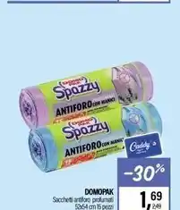 Caddy's Domopak sacchetti antiforo profumati offerta