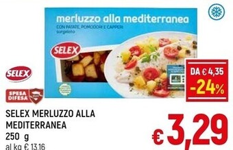 A&O Selex merluzzo alla mediterranea offerta