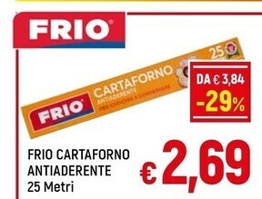 A&O Frio cartaforno antiaderente 25 metri offerta