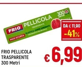 A&O Frio pellicola trasparente 300 metri offerta