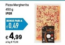 Iper La Grande Iper pizza margherita offerta