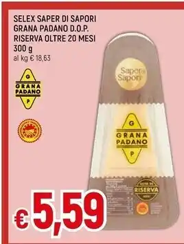 A&O Selex saper di sapori grana padano dop offerta