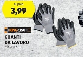 ALDI King craft guanti da lavoro offerta