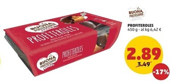 PENNY La buona pasticceria profiteroles offerta