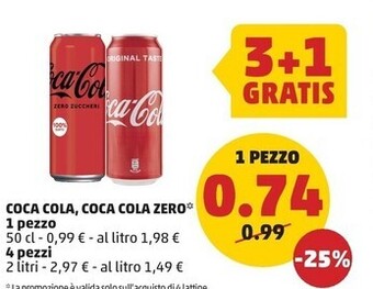 PENNY Coca cola coca cola zero offerta