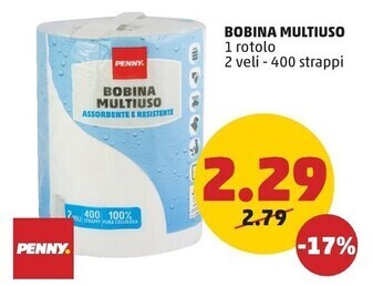 Penny bobina multiuso