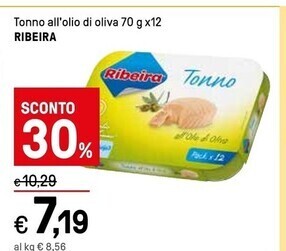 Iper La Grande Ribeira tonno all' olio di oliva offerta